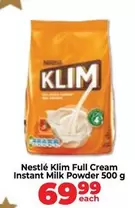 Klim - Full Cream Instant Milk Powder