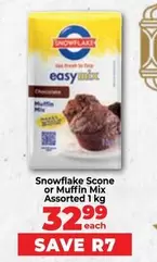 Snowflake - Scone or Muffin Mix Assorted 1 kg