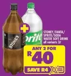 STONEY - /FANTA/SPRITE/SODA WATER SOFT DRINK