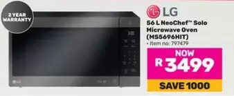 LG - NeoChef™ Solo Microwave Oven (MS5696HIT)