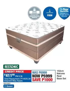 Restonic - Natures Rest Base Set