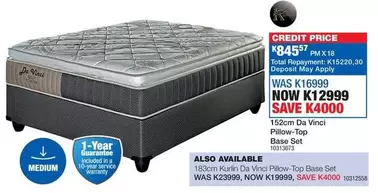 Total - Da Vinci Pillow-Top Base Set