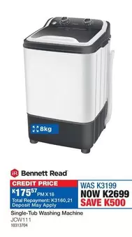 Total - Single-Tub Washing Machine JCW111