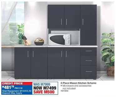 Total - 2-Piece Mason Kitchen Scheme