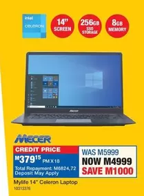 Intel - 14" Celeron Laptop