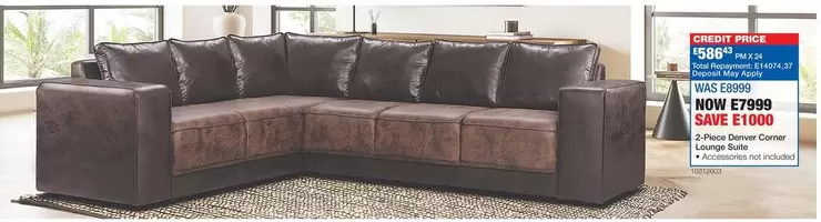 Total - 2-Piece Corner Suite Lounge Suite