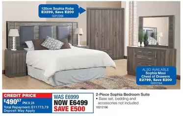 Total - Sophia Bedroom Suite