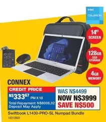 Intel - Swiftbook L1430-PRO-SL Numpad Bundle