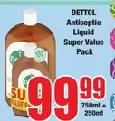 Dettol - Antiseptic Liquid Super Value Pack