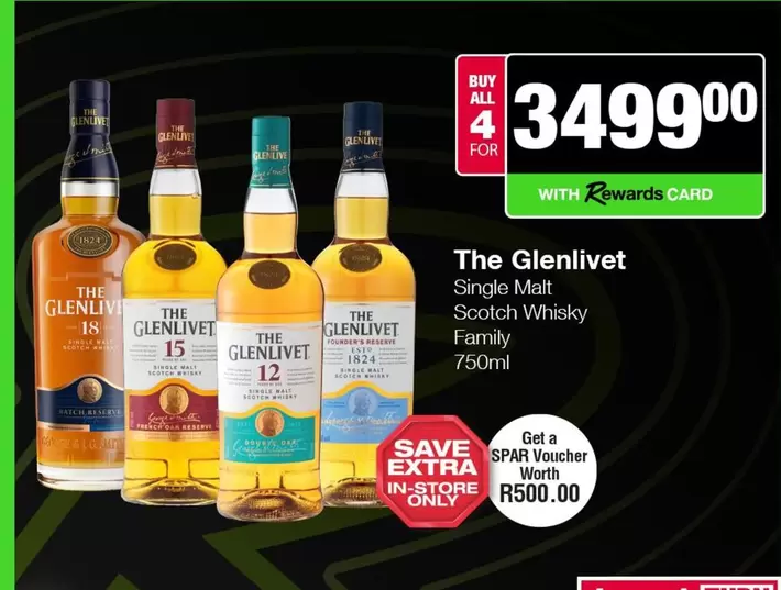 The Glenlivet -  Single Malt Scotch Whisky