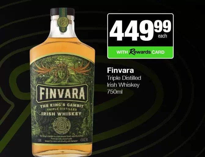 Triple Distilled Irish Whiskey