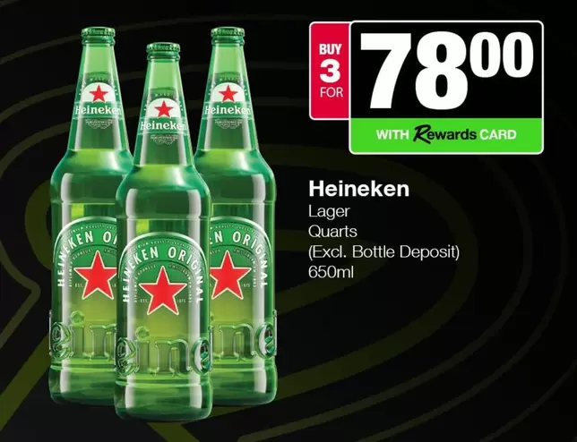 Heineken - Lager Quarts