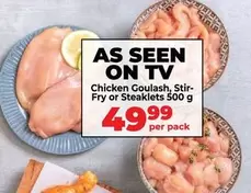 Chicken Goulash, Stir-Fry or Steaklets