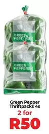 Green Pepper Thriftpacks 4s