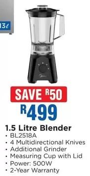 1.5 Litre Blender BL2518A