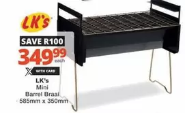 Mini -  Barrel Braai