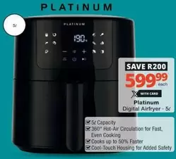 Platinum - Digital Airfryer