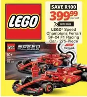 LEGO - Speed Champions Ferrari SF-24 F1 Racing Car