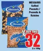 Messaris - Salted Peanuts / Peanuts & Raisins