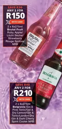 Apple - Brutal Fruit Ruby / Litchi Sechel Strawberry Rouge Spritzer NRB