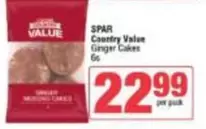 Spar - Country Value Ginger Cakes