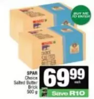 Spar - Choice Sabed Butter Brick