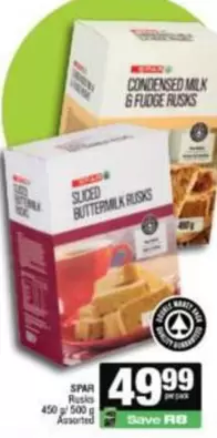 Spar - Sliced Buttermilk Rusks