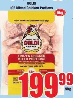 Goldi - IQF Mixed Chicken Portions