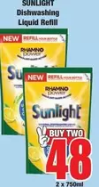 Sunlight - Dishwashing Liquid Refill