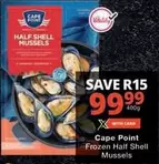 Cape Point - Frozen Half Shell Mussels