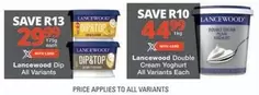 Lancewood - Dip & Top
