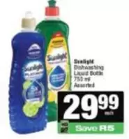 Sunlight - Dishwashing Liquid Bottle