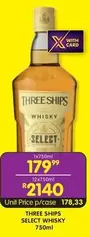 Three Ships - SELECT WHISKY 750ml