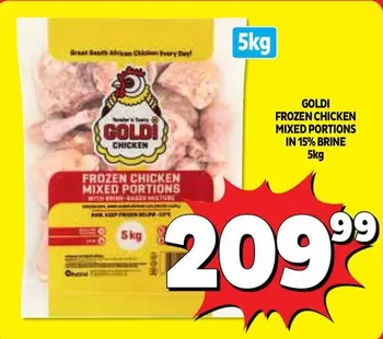 Goldi - FROZEN CHICKEN MIXED PORTIONS