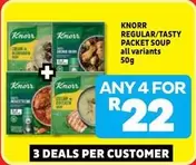 Knorr - REGULAR/TASTY PACKET SOUP
