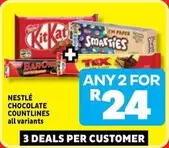 Nestlé - CHOCOLATE COUNTLINES