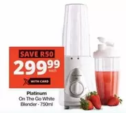 Platinum - On The Go White Blender