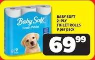 Baby Soft - 2-PLY TOILET ROLLS