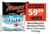 Mars - Minis Chocolate Funbag