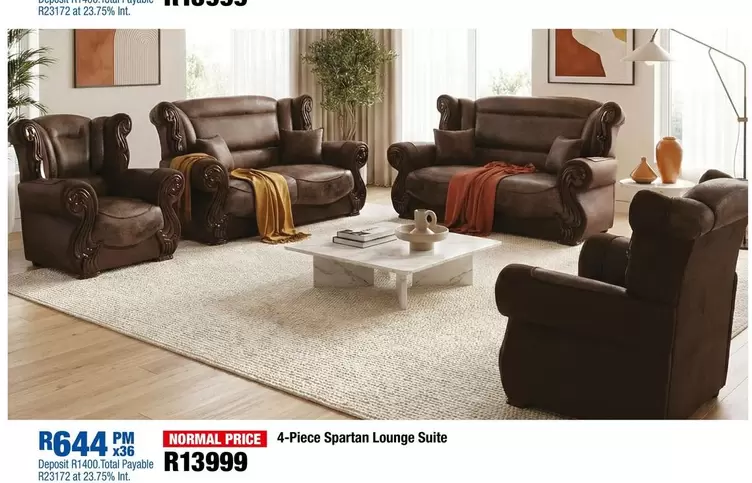 4-Piece Spartan Lounge Suite