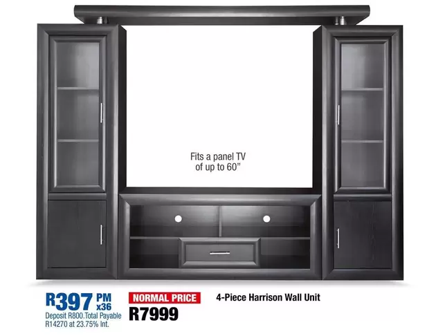 4-Piece Harrison Wall Unit