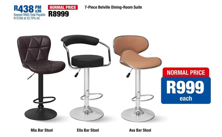 Total - 7-Piece Belville Dining-Room Suite