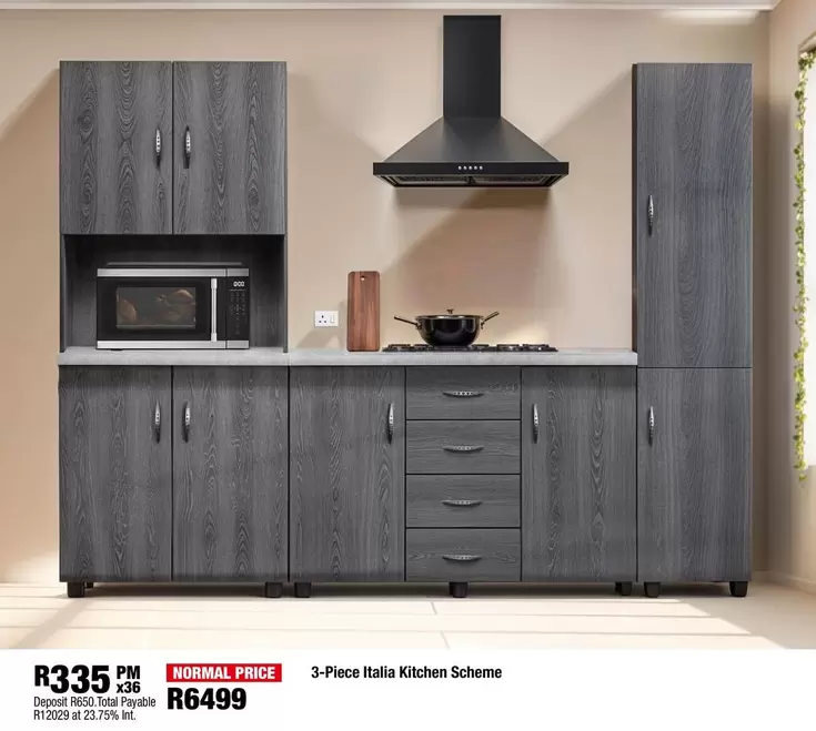 3-Piece Italia Kitchen Scheme