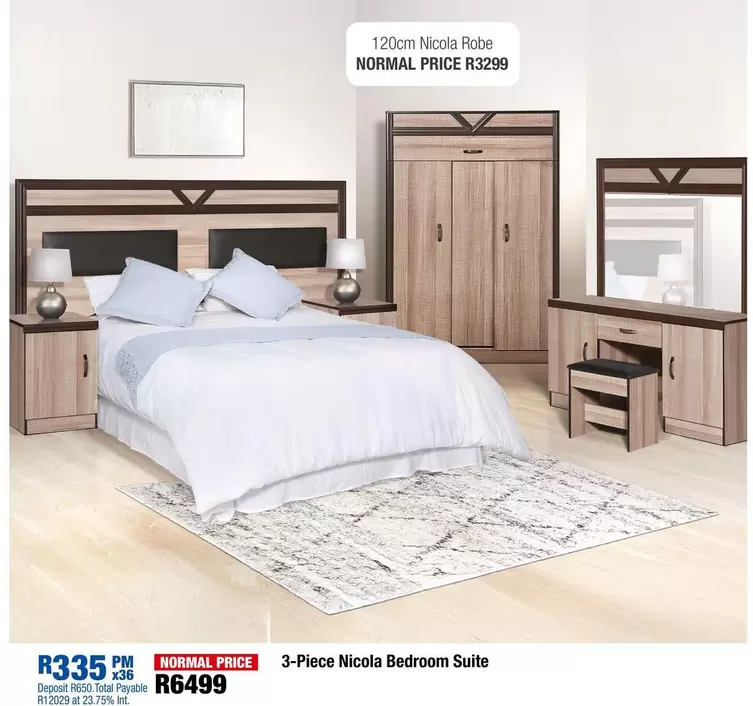 3-Piece Nicola Bedroom Suite