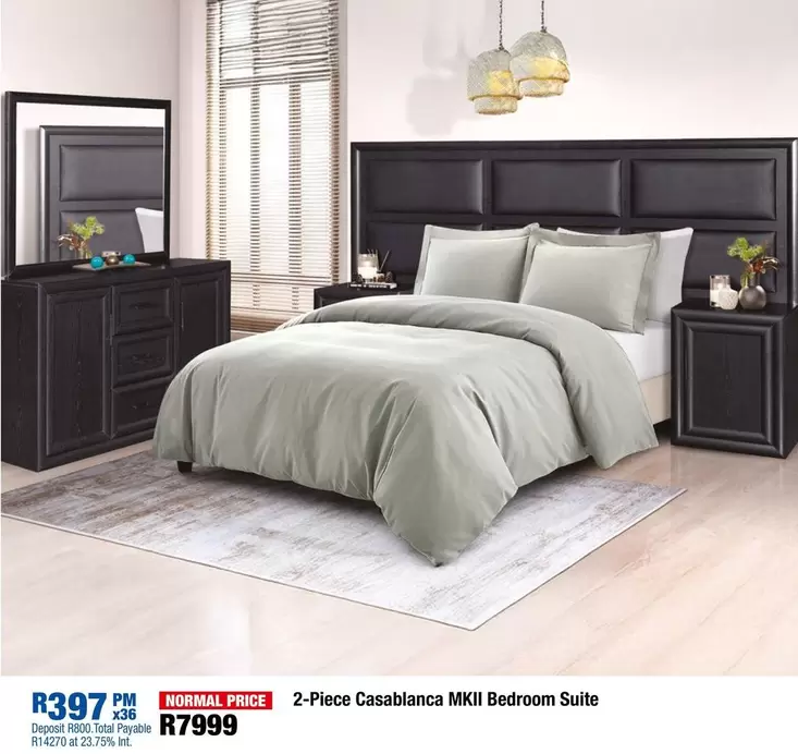 2-Piece Casablanca MKII Bedroom Suite