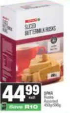 Spar - Sliced Buttermilk Rusks