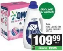 Omo - Auto Liquid or Auto Capsules