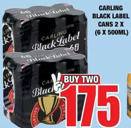 Carling - BLACK LABEL CANS