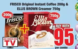 Frisco - FRISCO Original Instant Coffee & ELLIS BROWN Creamer