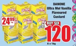 Danone - Ultra Mel Vanilla Flavoured Custard